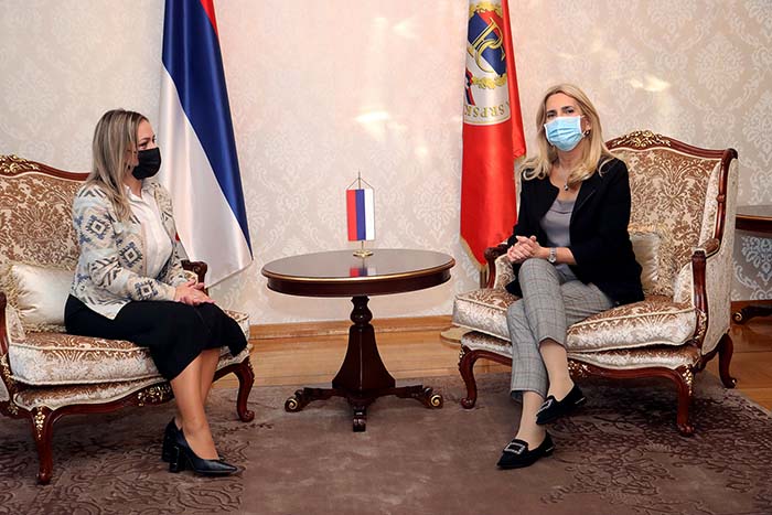 Предсједница Републике Српске разговарала са новоименованом амбасадорком БиХ у Француској
