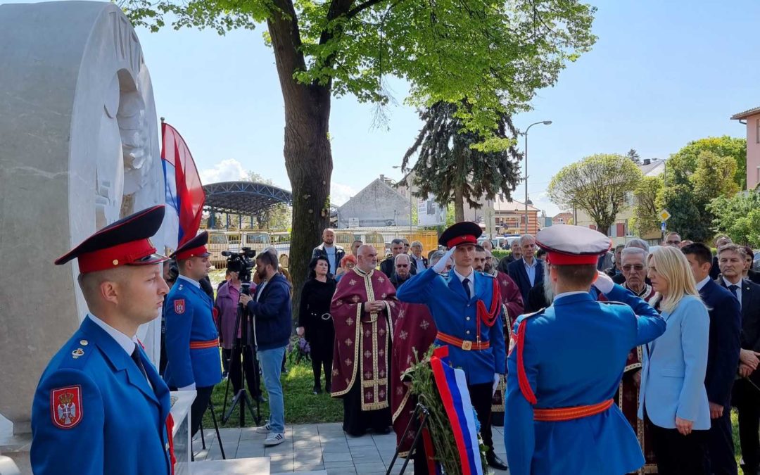 Предсједница Републике Српске присуствовала обиљежавању годишњице егзодуса Срба из Западне Славоније 1995. године