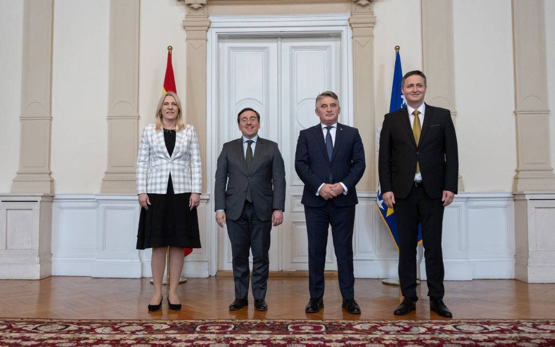 Чланови Предсједништва Босне и Херцеговине примили су министра иностраних послова Краљевине Шпаније Хозеа Мануела Албареза Буена